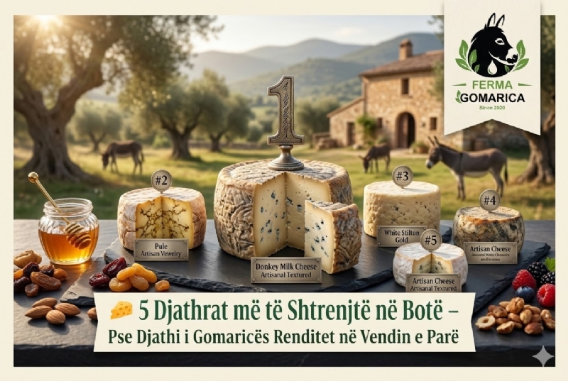 5 Djathrat më të Shtrenjtë në Botë – Pse Djathi i Gomaricës Renditet në Vendin e Parë