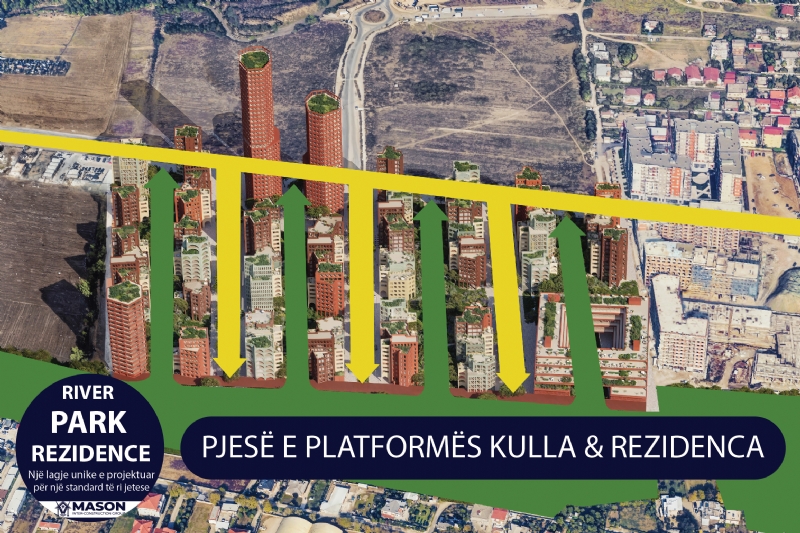 River Park Residence, nga zgjedhje banimi në aset me vlerë reale, apartamente direkt nga zhvilluesi dhe investitori Mason - Inter Construction Group.